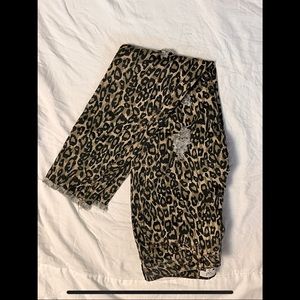 Easel Size Large cheetah print jeans